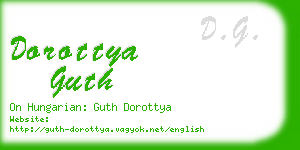 dorottya guth business card